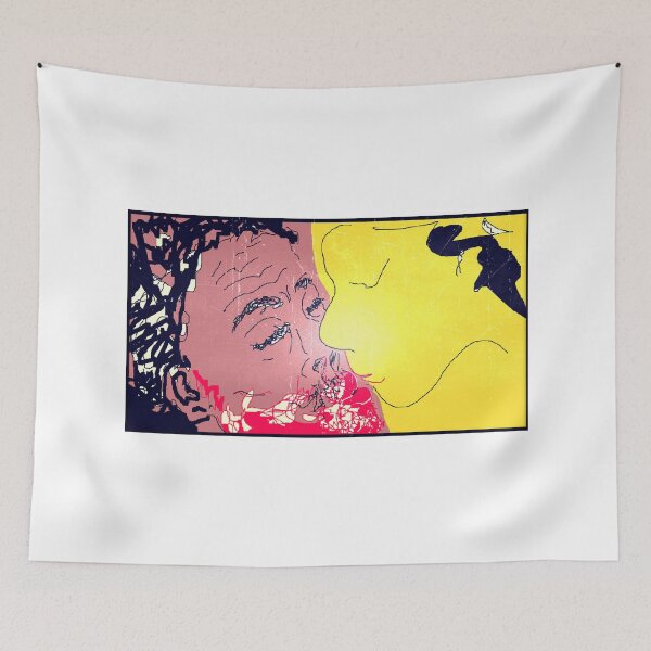 Item preview, The Kiss III -(280814)- Digital artwork: MS Paint/Mouse Drawn designed and sold by paulramnora.