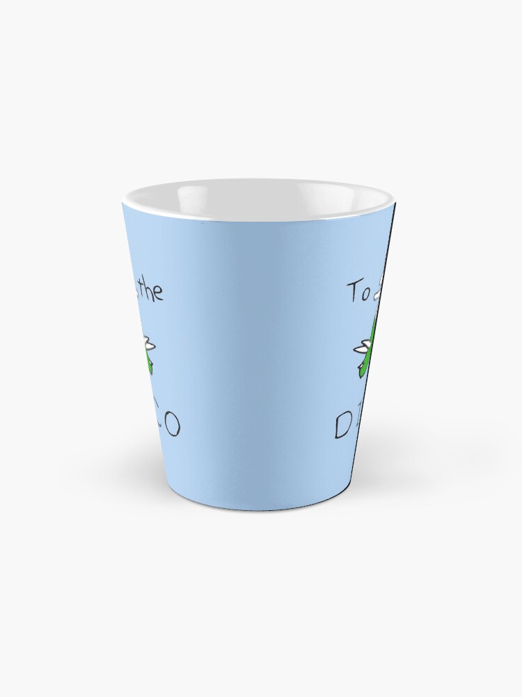 Alternate view of To The Disco (Unicorn Riding Triceratops) Mug