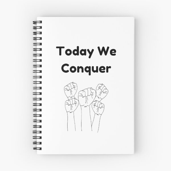 Item preview, Today We Conquer - Motivational Quote designed and sold by Designspot2020.