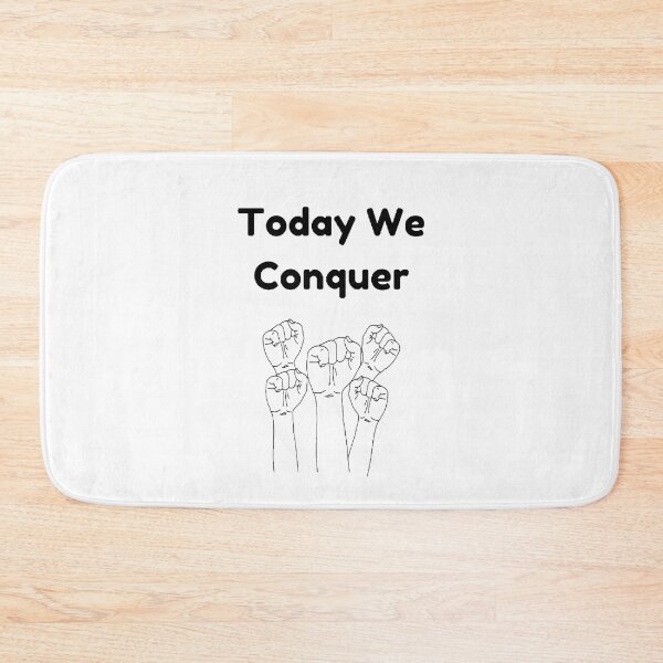 Item preview, Today We Conquer - Motivational Quote designed and sold by Designspot2020.