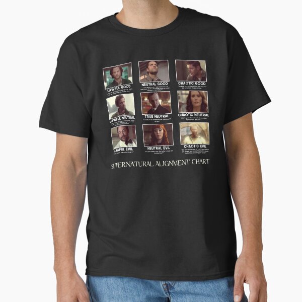 Supernatural Alignment Chart Classic T-Shirt