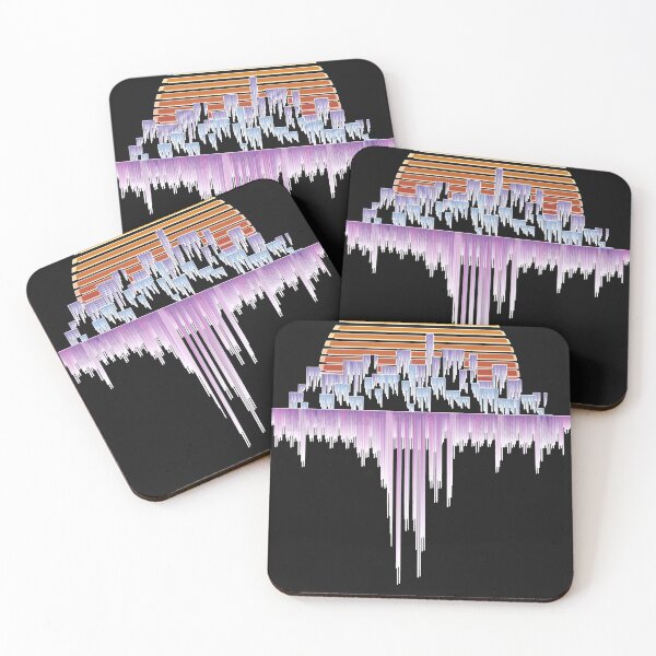Item preview, Retrowave City Soundwave   designed and sold by danafales.