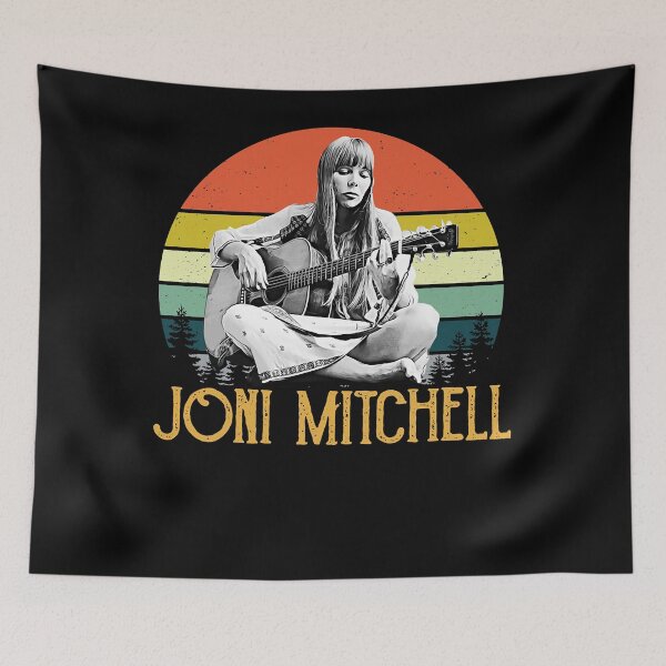 Item preview, Music Retro Joni Gift Fans Mitchell Print Best Woman Man designed and sold by Brandie Christie.