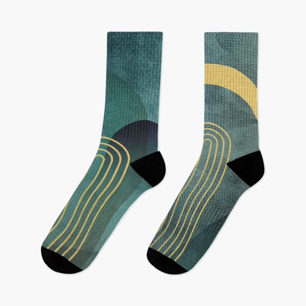 Item preview, Modern Mid Century Arches in Teal designed and sold by UrbanEpiphany.