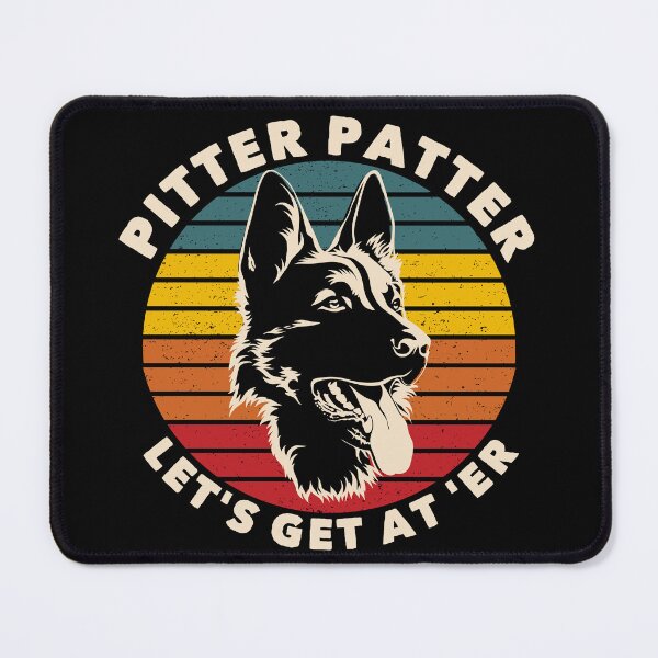 Item preview, Pitter Patter Funny Canada German Shepherd Dog Quote Gift designed and sold by TripleDeke.