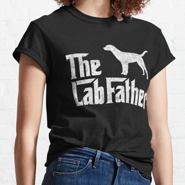 Le cadeau de papa Labrador Labrador Retriever père T-shirt classique