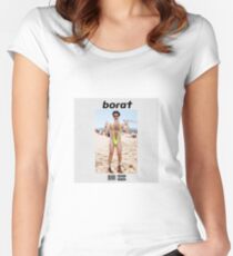 borat frank ocean parody Women's Fitted Scoop T-Shirt