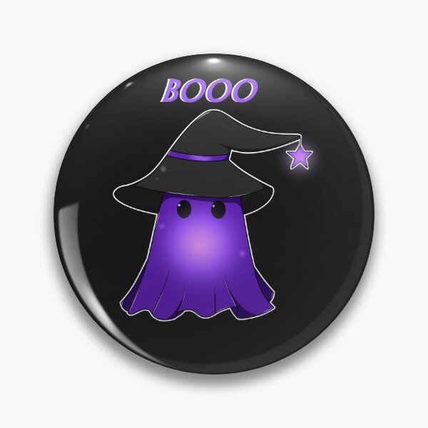 Item preview, Purple witch ghost Halloween designed and sold by Natsukittyart.