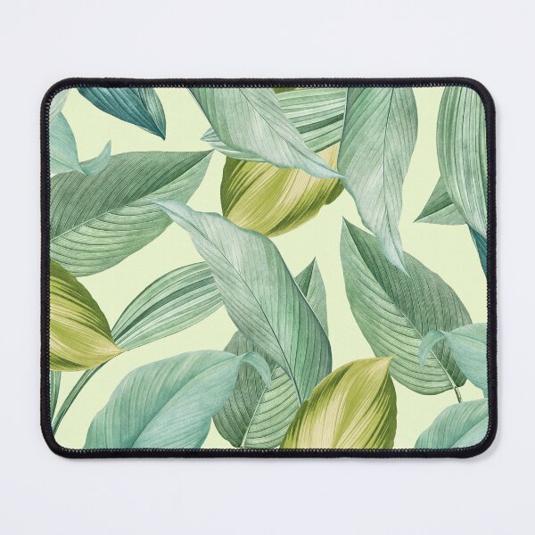 Item preview, Hand drawn tropical leaves background green leaf pattern  designed and sold by thanyaj.