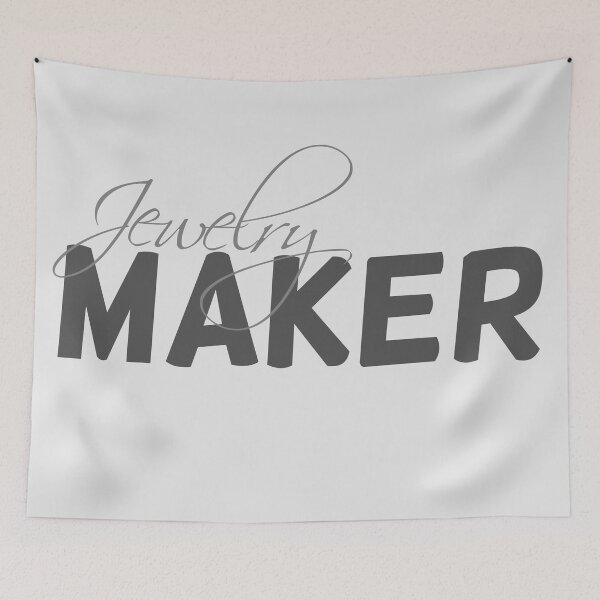 Item preview, Jewelry maker lettering metalsmith jeweler gift designed and sold by MetalicBabe.