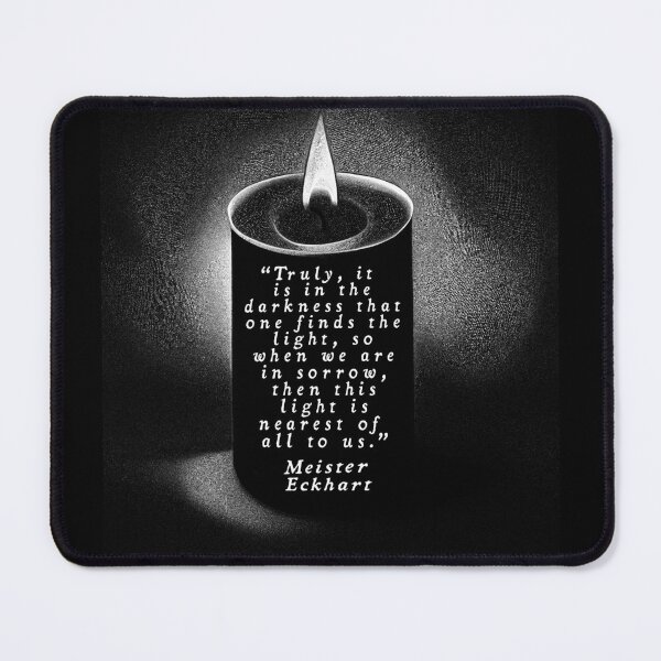 Item preview, Darkness (Meister Eckhart) designed and sold by NuminousYes.