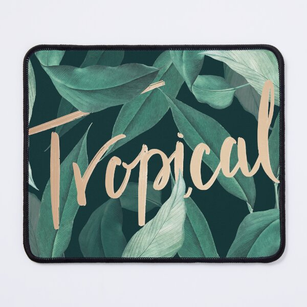 Item preview, Hand drawn tropical leaves background green leaf pattern  designed and sold by thanyaj.