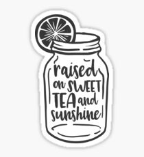 Pegatina ¡Criado en té dulce y sol!