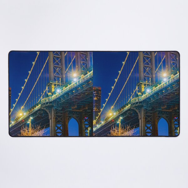 Item preview, Manhattan Bridge at Night designed and sold by Roselyn Shoko.