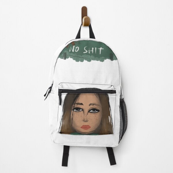 Item preview, Modern girl in green no shit mood today word designed and sold by GrahadiDesign.