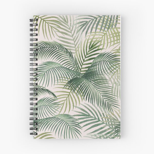 Item preview, Hand drawn palm leaves illustration tropical leaves background green leaf pattern  designed and sold by thanyaj.