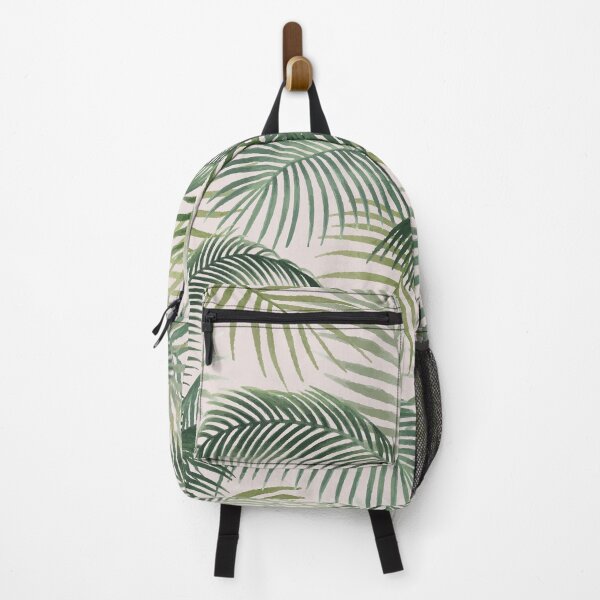 Item preview, Hand drawn palm leaves illustration tropical leaves background green leaf pattern designed and sold by thanyaj.