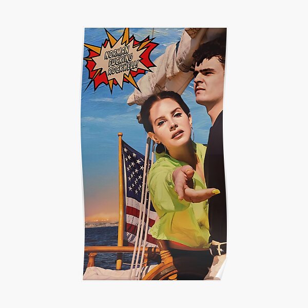 Lana del rockwell norman ray tour 2020 Poster