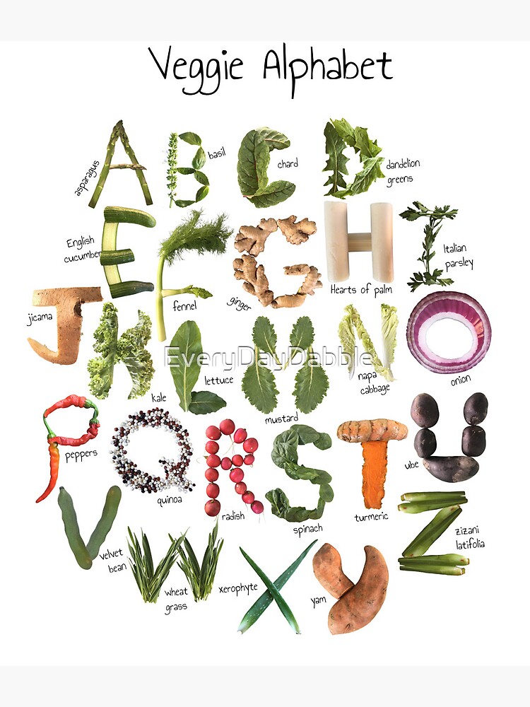 ABC Alphabet Sticker, Letter Sticker, 'Fruity Parade