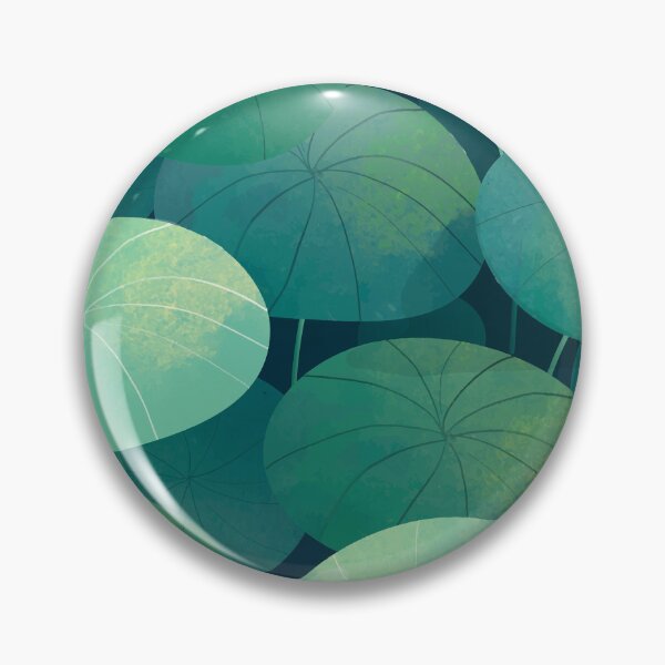 Item preview, Hand drawn Green leafy pennyworth background tropical leaves background green leaf pattern  designed and sold by thanyaj.