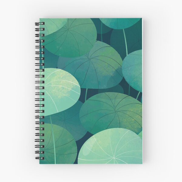 Item preview, Hand drawn Green leafy pennyworth background tropical leaves background green leaf pattern  designed and sold by thanyaj.