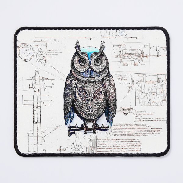 Item preview, Make your own owl blooprints designed and sold by Cyberpunk Grandma.
