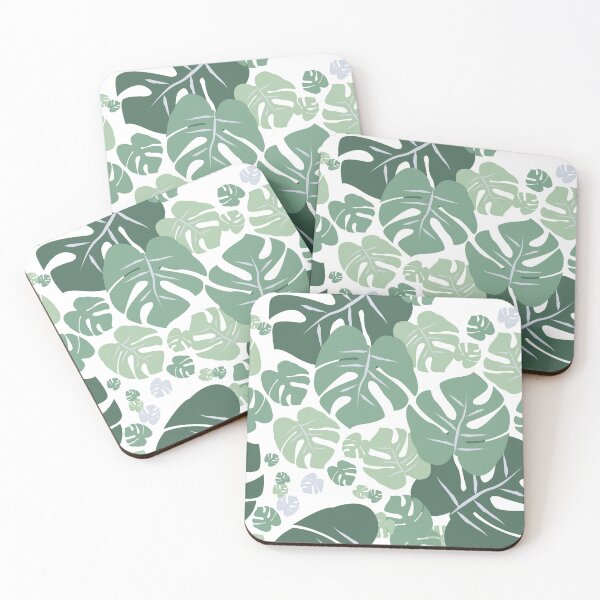 Item preview, Hand drawn Different style leaves illustration tropical leaves background green leaf pattern  designed and sold by thanyaj.