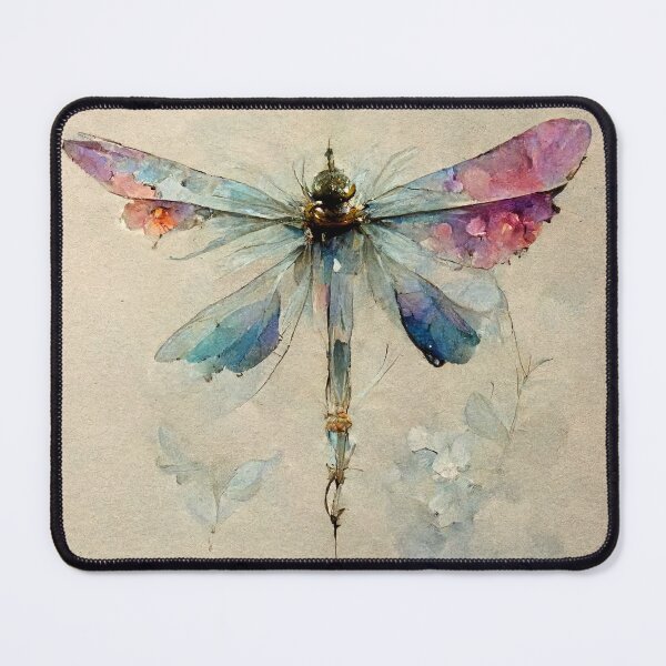 Item preview, Watercolour Dragonfly Print designed and sold by ThePurpleMelon.