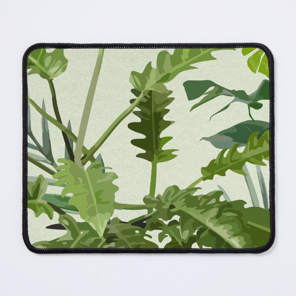 Item preview, Hand drawn Green leaf pattern illustration tropical leaves background green leaf pattern  designed and sold by thanyaj.