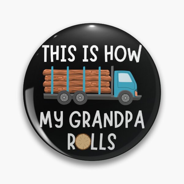 Item preview, Cute Logger Grandpa | This Is How My Grandpa Rolls | Fun Logging Baby designed and sold by DevlynnDesigns.