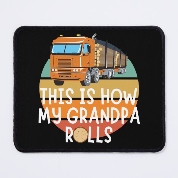Item preview, Cute Logger Grandpa | This Is How My Grandpa Rolls | Fun Logging Baby designed and sold by DevlynnDesigns.