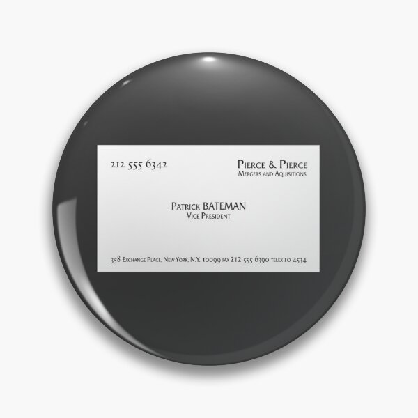 Item preview, Patrick Bateman Business Card designed and sold by MelanieAckerm.