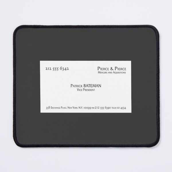 Item preview, Patrick Bateman Business Card designed and sold by MelanieAckerm.