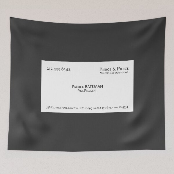 Item preview, Patrick Bateman Business Card designed and sold by MelanieAckerm.