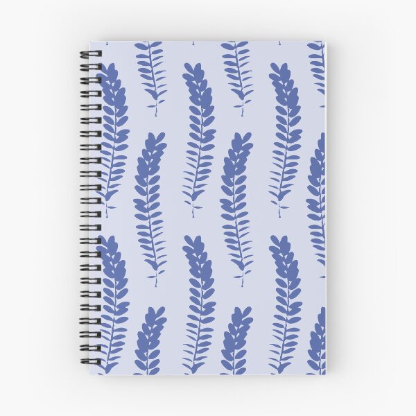 Item preview, Delicate and elegant ferns in a simple repeating pattern - periwinkle blue monochromatice designed and sold by FrancesPoff.
