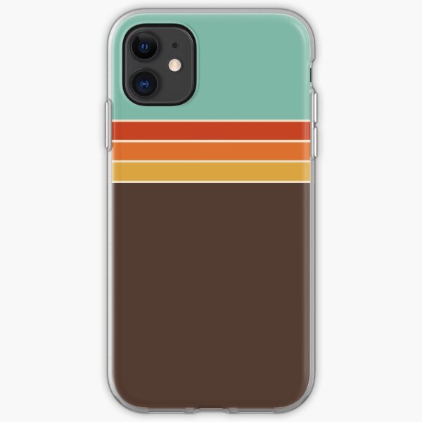 1970s Sport Stripe iPhone Soft Case
