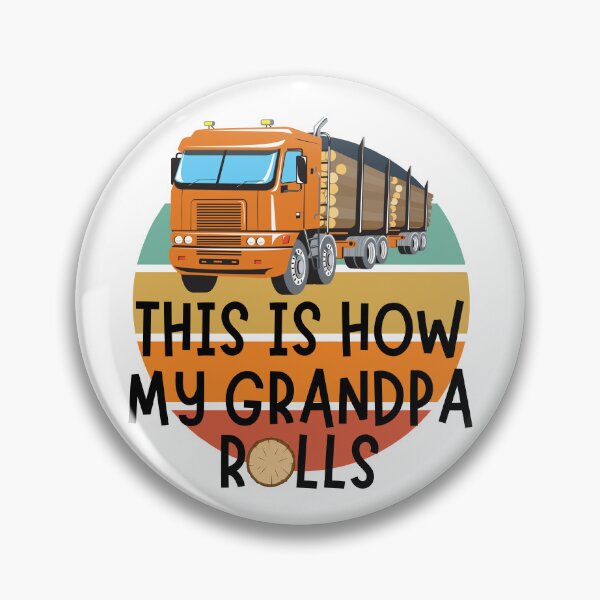 Item preview, Cute Logger Grandpa | This Is How My Grandpa Rolls | Fun Logging Baby designed and sold by DevlynnDesigns.