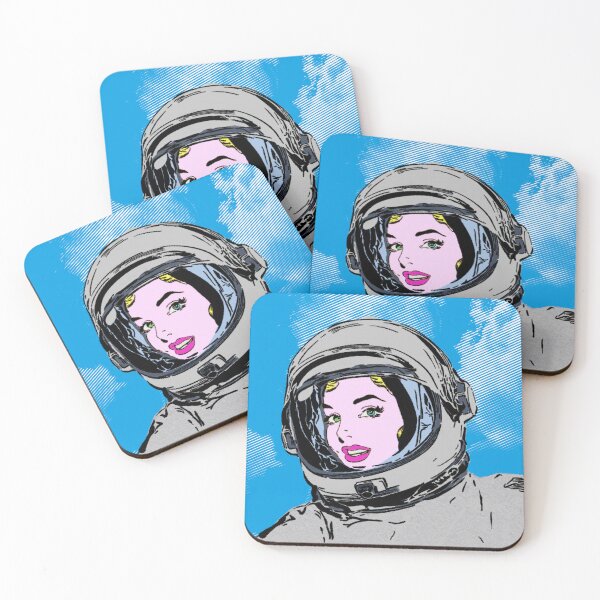 Item preview, Astronaut Girl | clear skies designed and sold by spinolator.