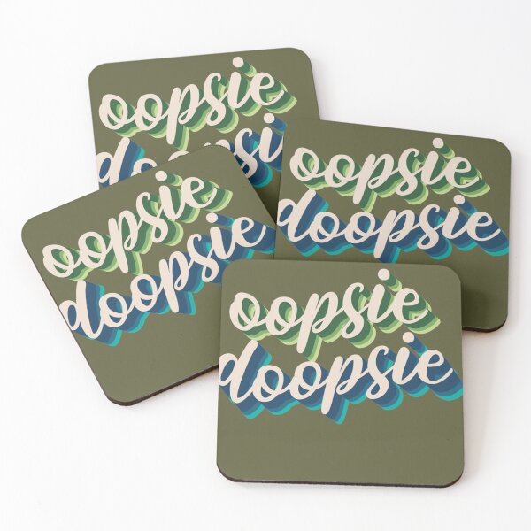 Item preview, Oopsie Doopsie Graphic Artwork- Caligraphy  Classic designed and sold by CarolinHamm.