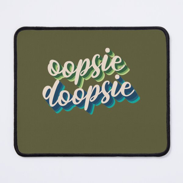 Item preview, Oopsie Doopsie Graphic Artwork- Caligraphy  Classic designed and sold by CarolinHamm.