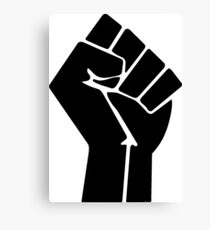 Raised Fist / Black Power Symbol Canvas Print