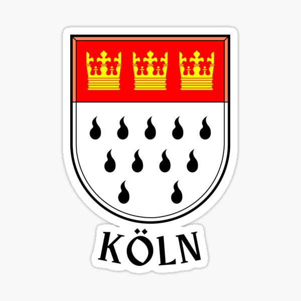 "Koln" Sticker for Sale by GabyDark Redbubble