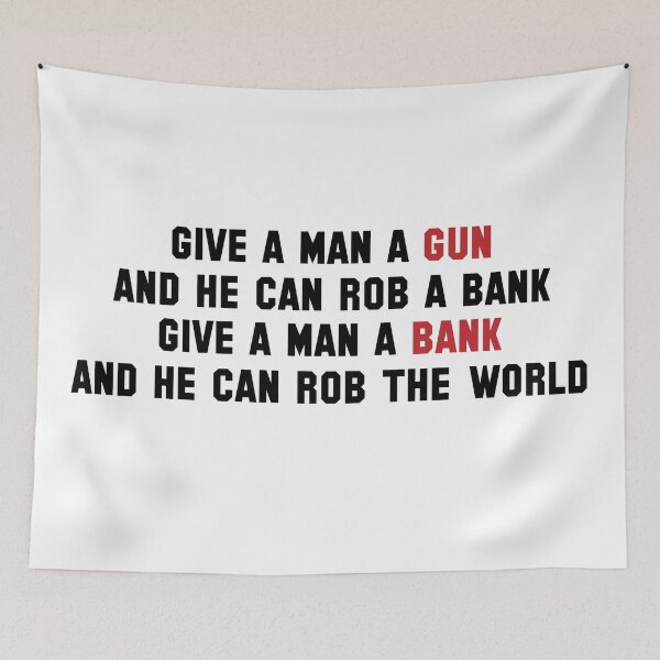 Item preview, Give a man a bank designed and sold by MOREDANKMEMES.