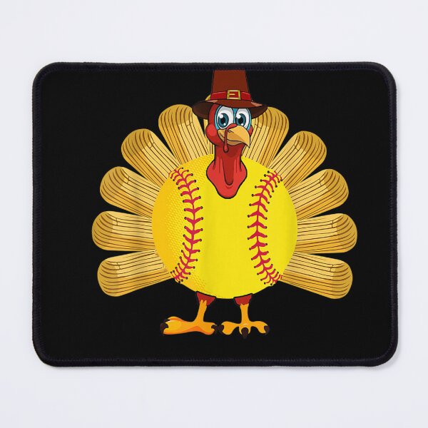 Artikelvorschau, Baseball-Türkei-Erntedank-Softball-Türkei-Mann-Frauen-Kindert-shirt entworfen und verkauft von BreeseLindberg.