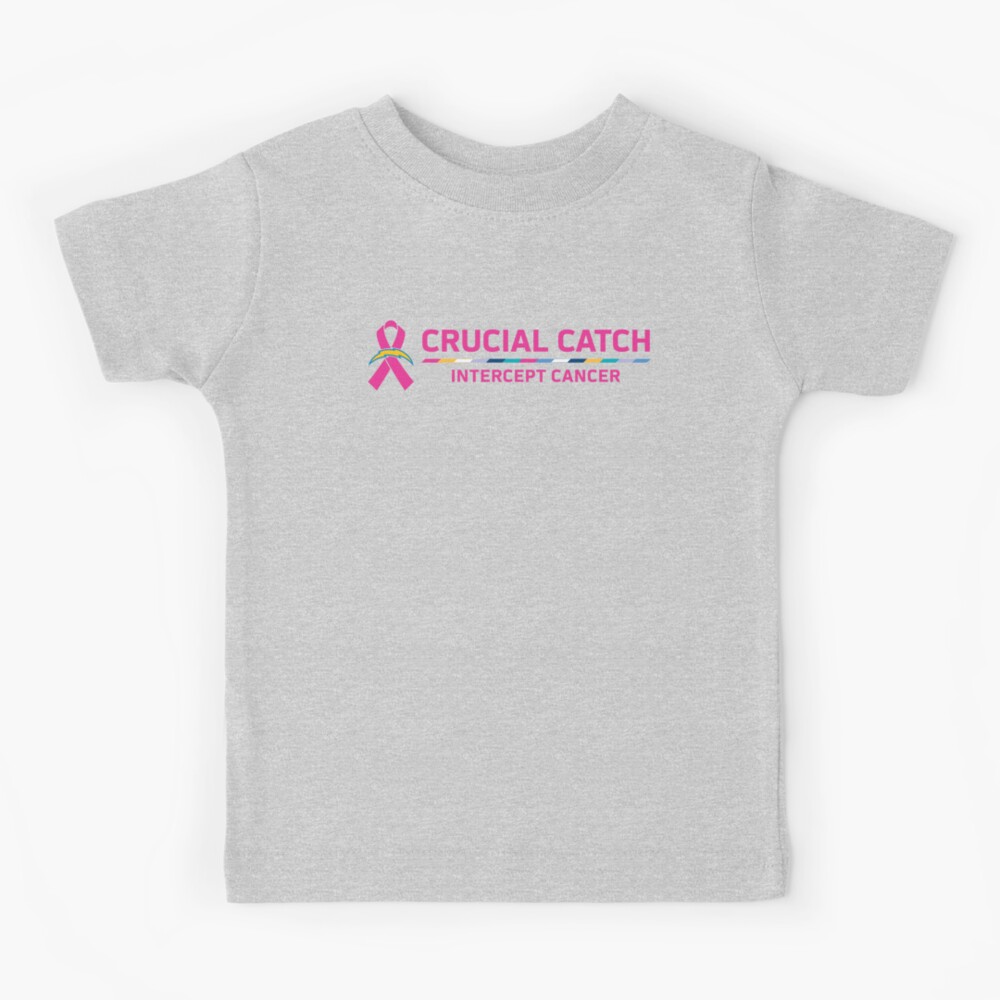 Crucial Catch Intercept Cancer Breast Cancer Awareness Kids Sweatshirt