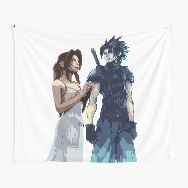 "Final Fantasy 7 Ship Aerith & Zack" Tapestry by Giocor86 Redbubble