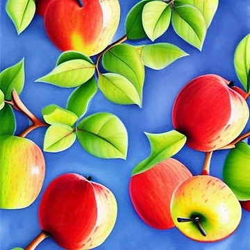 Artwork thumbnail, Apples Pattern by Ashley Gagnon