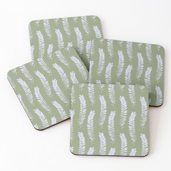 Item preview, Delicate and elegant ferns in a simple repeating pattern  designed and sold by FrancesPoff.
