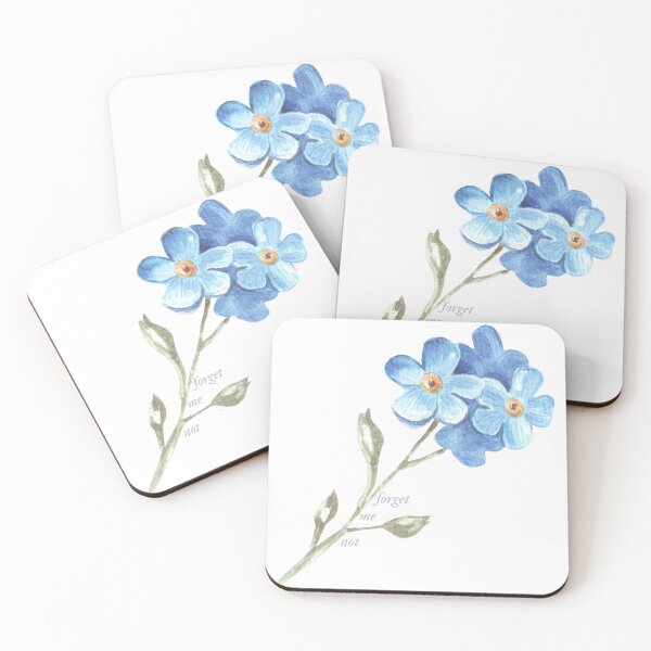 Item preview, watercolor forget me not designed and sold by cottagecorococo.