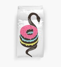 Snake Donuts Duvet Cover